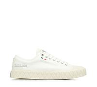Palladium Palla Ace Cvs Org - Baskets femme blanches en canvas, style Pampa, lacets, talon plat 3 cm 39