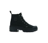 Palladium, PALLABASE TWILL, Boots female, Noir, 37.5, EU