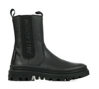 Boots Palladium Pallatrooper Chelsea High - Femme - Noir - Talon Large - Cuir Ethique - Hauteur 2 41