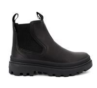Palladium, PALLATROOPER CHELSEA LEATHER, Chaussures Bottines Unisexe, Total Black, 43 EU