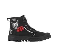 Palladium Pampa Hellfire Ankle Boot, All Black, 32 EU