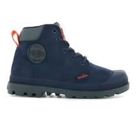 Palladium Chaussures enfant Pampa Hi Cuff WP Oz – Cuir imperméable Bleu marine/Noir Taille 29