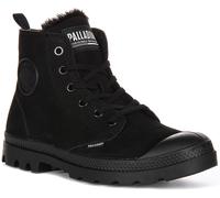 PALLADIUM Pampa Hi Fermeture Confortable Embout en Caoutchouc Bottes Femme Noir
