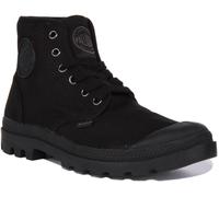 PALLADIUM Pampa Hi Re-Craft Recyclé Vegan Cheville Bottes Hommes Bleu Noir UK 4