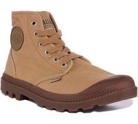 PALLADIUM Pampa Hi Woodline Confort Bottine Lacet Sable Hommes UK 7 - 12