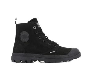 Palladium Pampa Hi Zip Wool, Bottes Baskets pour femme, Noir, 37.5 EU