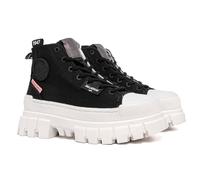 Palladium, Revolt Hi TX, Chaussures Hautes, Chaussure Mode Fashion Canvas, Black White, 38 EU