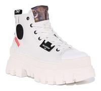 Palladium, Revolt Hi TX, Chaussures Hautes, Chaussure Mode Fashion Canvas, Blanc, 39 EU