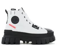 PALLADIUM Revolt HI TX - Femmes Plateau Boots 97242-116 Canvas Blanc NEUF