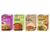 Pallavi's Spices Veg Biryani Masala Paneer Masala Chole Masala and Masalebhat Masala 200g (Cbo of 4)