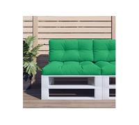 Palletkussens 2 st stof groen360694