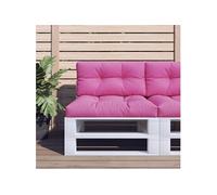 Palletkussens 2 st stof roze360709
