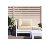 Vidaxl Coussins De Canapã© Palette 3 Pcs Beige Tissu