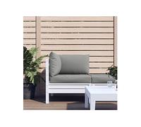 Vidaxl Coussins De Canapã© Palette 3 Pcs Gris Tissu