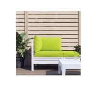 Lot de 3 Coussins de Palette, Coussins de Siège de Salon, Coussins de Canapé de Jardin, Coussins de Chaise Extérieur, Vert Vif Tissu Oxford