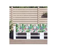 Coussins de palette 3 pcs multicolore tissu Oxford, coussin, coussin de canapé, oreiller de dos, coussin extérieur, coussin de siège