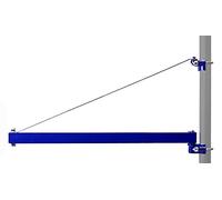 Pallit Bras pivotant SWIVEL pour Treuils | Capacité de charge de 600 kg | Bras de grue Bras de charge Support pour palan