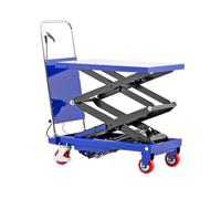 Pallit Chariot à table élévatrice XX hydraulique | Capacité de charge de 150 kg | Hauteur de levage 1100 mm | Plate-forme: 700 x 450 x 35 mm