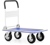 Pallit Chariot de Transport Tout Terrain - Roue Gonflable, 300 kg, Plateforme Rabattable 880 x 580 mm, Chariot a roulettes pour Charge Lourde - Carry-R