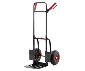 Pallit Diable Pliable 200 kg - Chariot de Manutention Pliant en Acier, Poignées Ergonomiques, Pelle 300x290 mm, Roues 250 mm, Diable Transport 9 kg Diablo-F