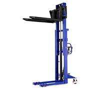 Pallit Gerbeur FLEX Chariot Gerbeur Manuel 1000 kg 2500 mm | Gerbeur hydraulique à fourches réglables - élévateur de palettes professionnel pour entrepôt et atelier