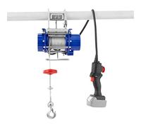 Pallit Treuil WIRELESS sur Batterie | Capacité de charge de 200 kg | Câble en Acier de 12 m | Télécommande avec 1,6 m câble