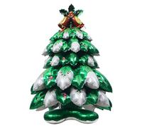 Palloncini Natalizi In Foil - Grandi Decorazioni 4D, Palloncino In Piedi Per Albero Di Natale, Pellicola Di Alluminio Stampa Resistente | Per Portico Prato Feste Eventi Aziendali, Natale Decorazioni V