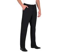 PALLTEX ARZAK Pantalon Cuisine Homme avec partielle Taille élastique Pantalon de Cuisine Homme Professionnel Conforme à la Norme en 13688, Noir, M