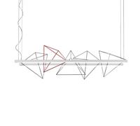 PALLUCCO lampe à suspension ROCK GARDEN 155 cm (Blanc - Métal peint mat)