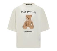 Palm Angels - Bear In Mind Over T-shirt - Homme - Tops - Blanc - Taille: XS