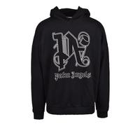 Palm Angels, Homme, Sweatshirts et sweats à capuche, Noir, Taille: L Felpa cappuccio
