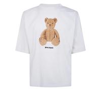 Palm Angels, Homme, Tops, Blanc, Taille: M Bear In Mind Over Tee