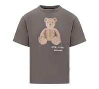 Palm Angels, Homme, Tops, Gris, Taille: S Bear In Mind T-Shirt