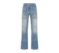 Palm Angels - Jean Droit à Panneaux - Femme - Jeans - Bleu - Taille: W25