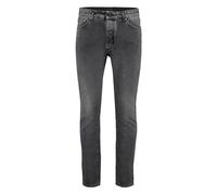 Palm Angels - Logo Denim Straight Leg Jeans - Homme - Jeans - Gris - Taille: W30