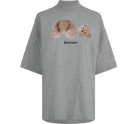 Palm Angels Loose Bear T-Shirt Gris/Marron 8 (XS) Female