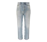 Palm Angels - Monogram Embroidered Loose 5 Pockets Denim Jeans - Homme - Jeans - Bleu - Taille: W32