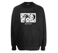 Palm Angels - Sweat motif/style Bleu nuit - Homme (SY1987)