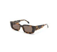 PALM ANGELS Unisex PERI056 Yosemite 6064 havana Lunettes de soleil Acétate Havane Marron Carré Normale