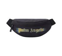 Palm Angels, unisex, Sacs, Noir, Taille: ONE Size Blurred Logo Fannypack