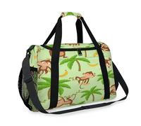Palm Banana Sac de voyage pour filles, garçons, femmes, hommes, week-end, sac fourre-tout à bandoulière, sac à main pour voyage, sport, gym