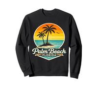 Palm Beach Florida Sunset Design Palm Beach FL Vêtements de Vacances Sweatshirt