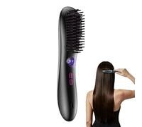 Palm-Conforming Design: The Brush Straightener For Women Features A Streamlined Ergonomic Body That Reduces Hand Fatigue During Styling, Ensuring Comfortable Handling For Extended Use While Achieving