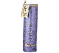 Palm Light 4041678000851 Bougie, Ajna Chakra, Env. 100 Heures de durée de Combustion, 20 cm, Bleu/Indigo