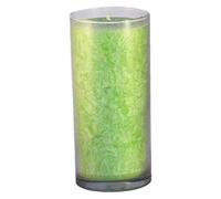 Palm Light 4041678003555 Unique, Hauteur env. 14 cm, Bougie, Vert Tilleul