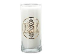 Palm Light Bougie blanche Mandala 30348-MAN