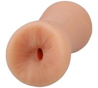 Palm Pal Stud ULTRASKYN Stroker - Ass - Vanille - Stroker de poche réaliste fabriqué à la main avec intérieur serré et texturé - par Doc Johnson