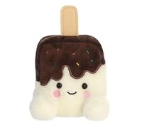 Aurora, Palm Pals Dolce Ice Cream Bar 33939, Doudou 12,7 cm, blanc et marron