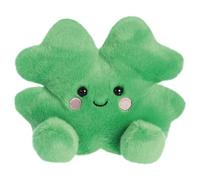 Palm Pals Trèfle à quatre feuilles 13 cm | Mini peluche à la main | Doudou doux | Cadeau et collection
