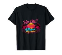 Palm Pride rétro Neon Palm Pride de Vice City Miami Paradise T-Shirt